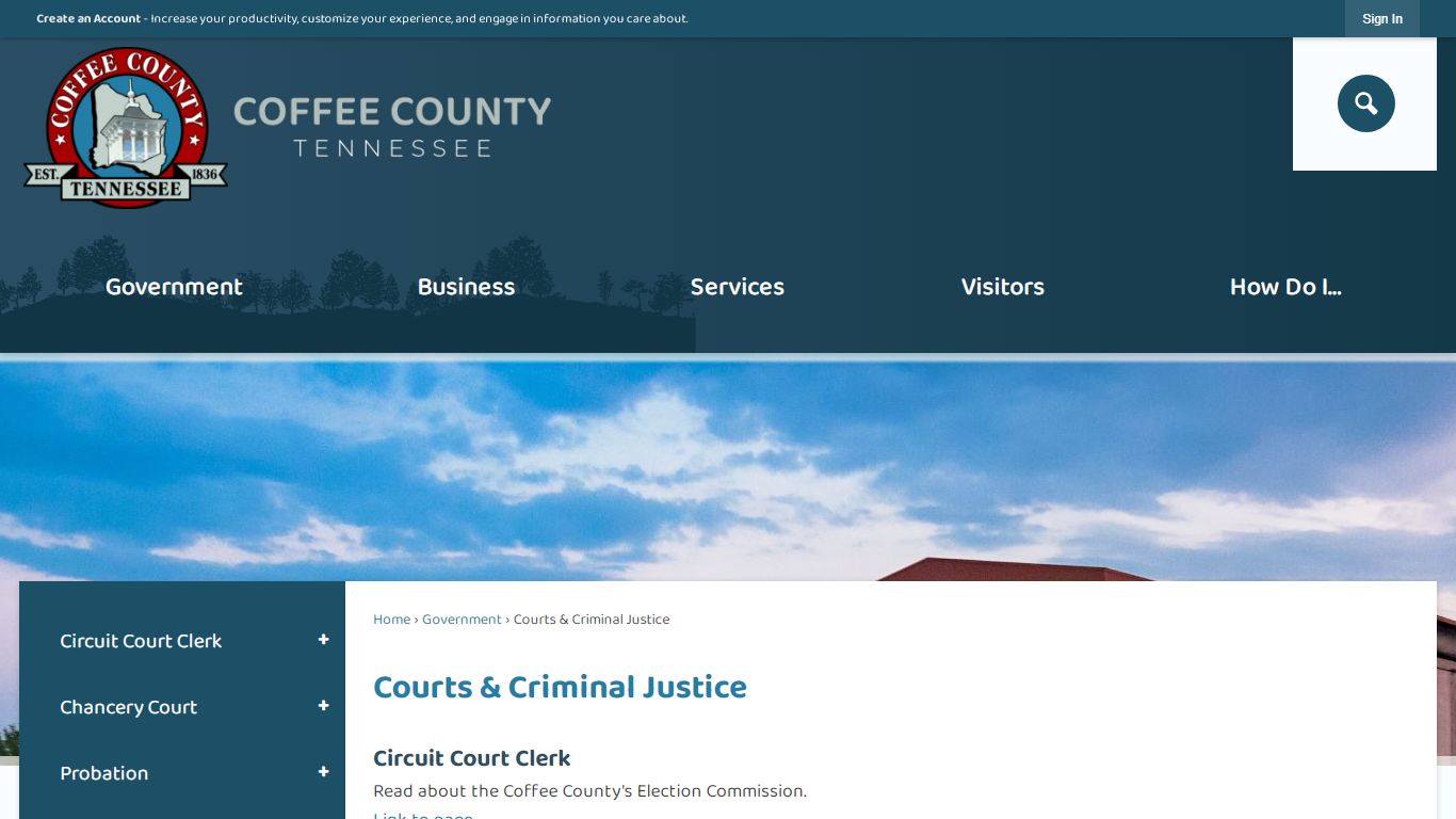 Courts & Criminal Justice | Coffee County, TN